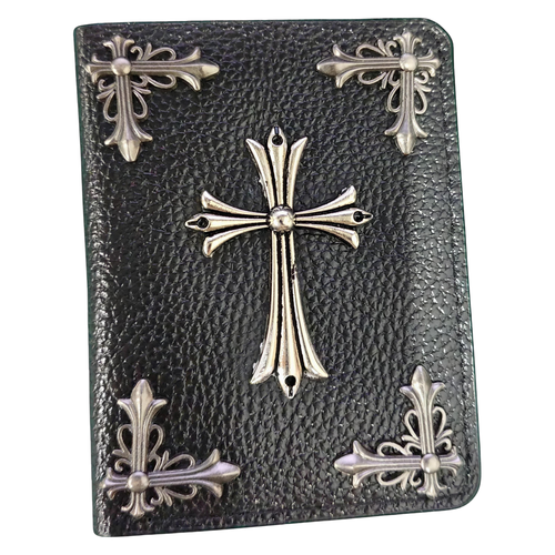 Black Cross Bifold Wallet
