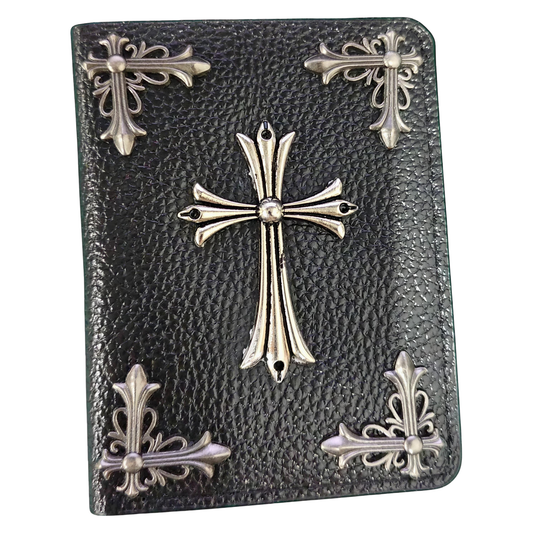 Black Cross Bifold Wallet